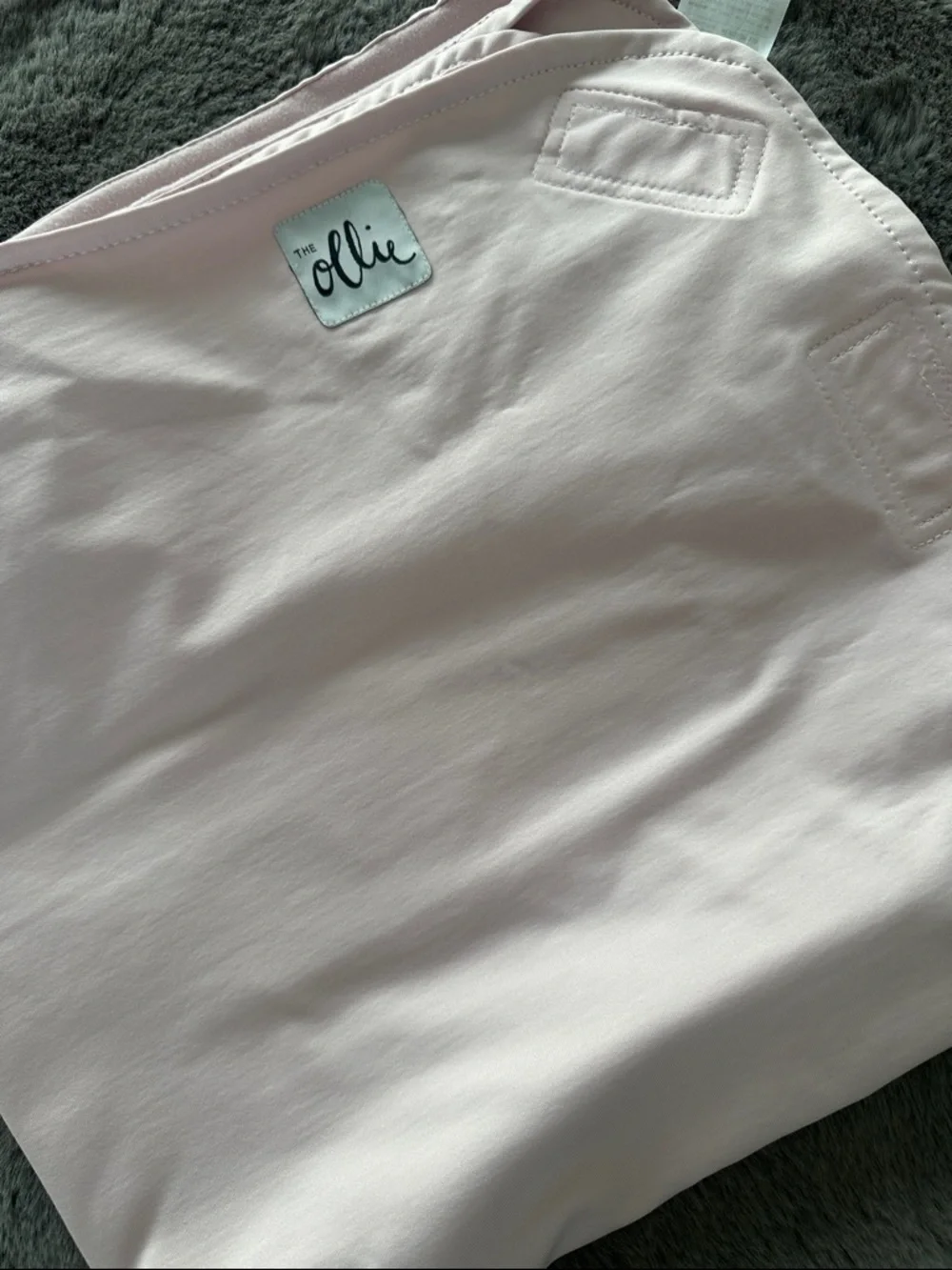 The Ollie World Pink Baby Bib - Soft Feeding & Drool Protector